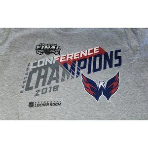Washington Capitals 2018 conference Champions adult LARGE t shirt